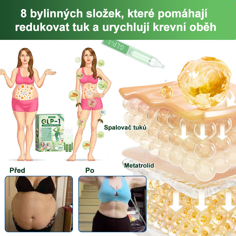 🍃Oficiální obchod ČR | BuildLeaf® GLP-1 8-v-1 Fit & Vital Řešení (Jednou denně, viditelné změny za 7 dní) ✅ Obezita, kardiovaskulární zdraví, cukrovka, spánková apnoe, zdraví střev, problémy se klouby a další.