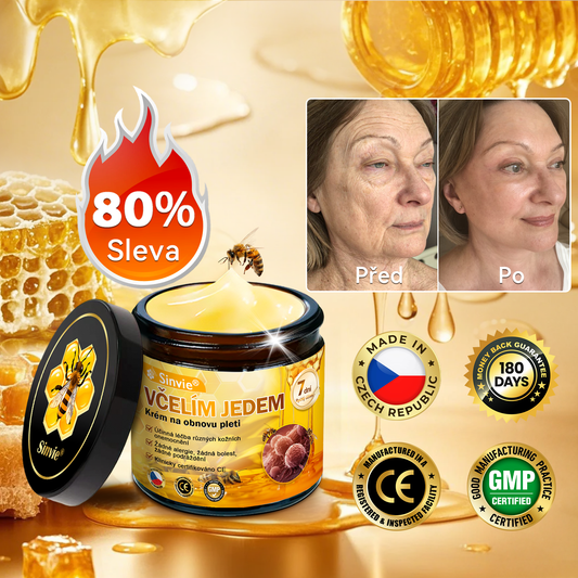 ✅Doporučení dermatologa 🐝 Sinvie® Krém na obnovu pleti s včelím jedem 🔥 Český vývoj, výroba a dodávka v České republice